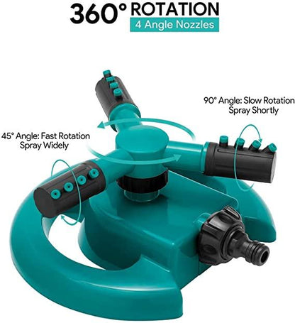 Automatic 360 Degree Rotating Adjustable Water Sprinkler