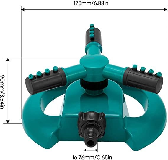 Automatic 360 Degree Rotating Adjustable Water Sprinkler