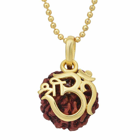 🕉️Om Rudraksha Pendant With Chain